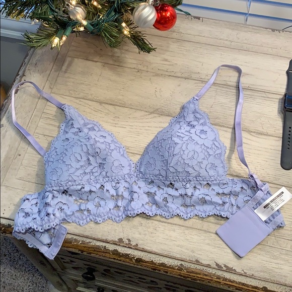 🎉HP🎉MORI BAY Floral Lace Triangle Nursing Bra - Picture 6 of 8